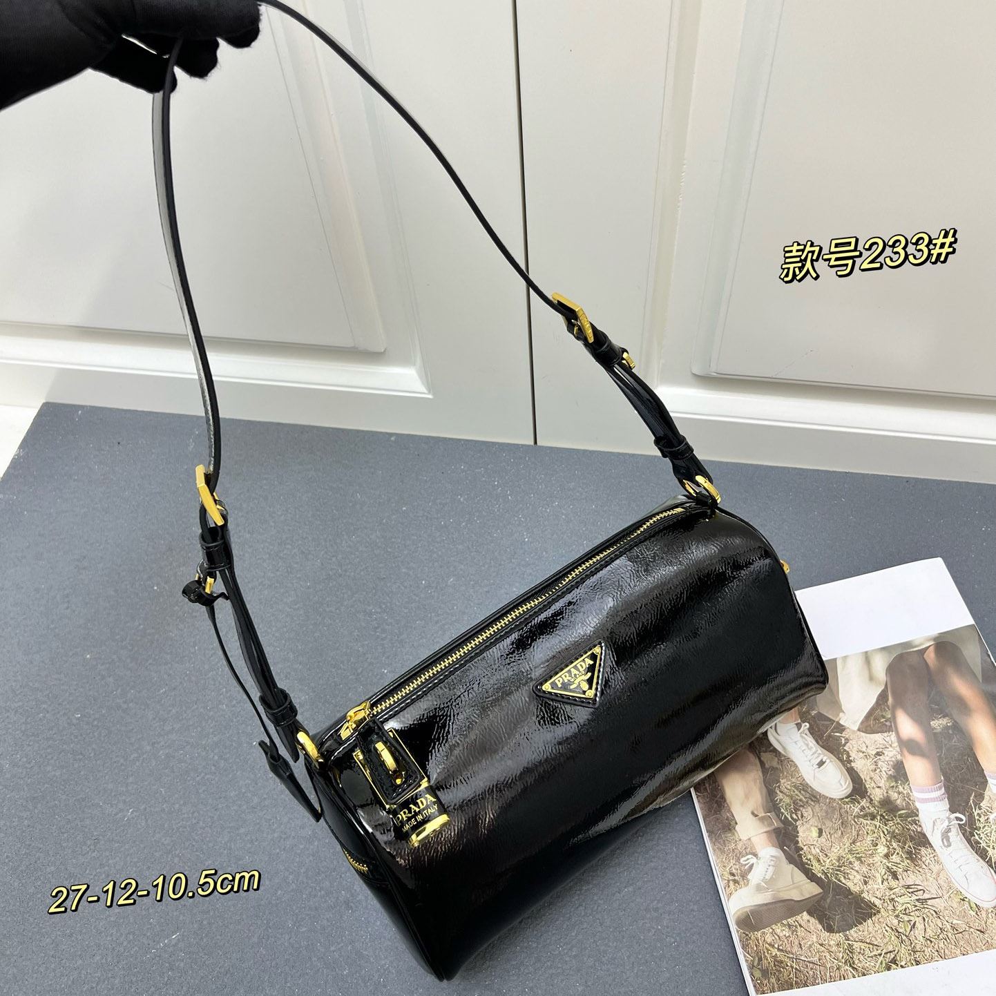 Pra*a top handle bags
